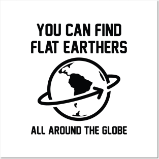 Flat Earthers Posters and Art